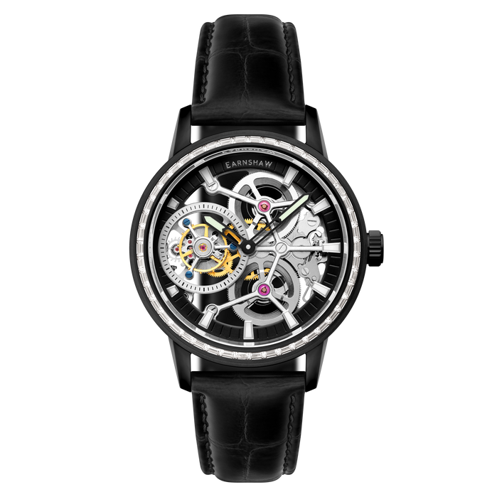 Thomas Earnshaw Engineer Parsons Tourbillon Sapphire Depths Limited Edition angled shot picture