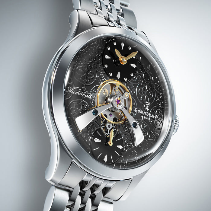 Thomas Earnshaw Engineer Dalton Automatic Gothic Time angled shot picture