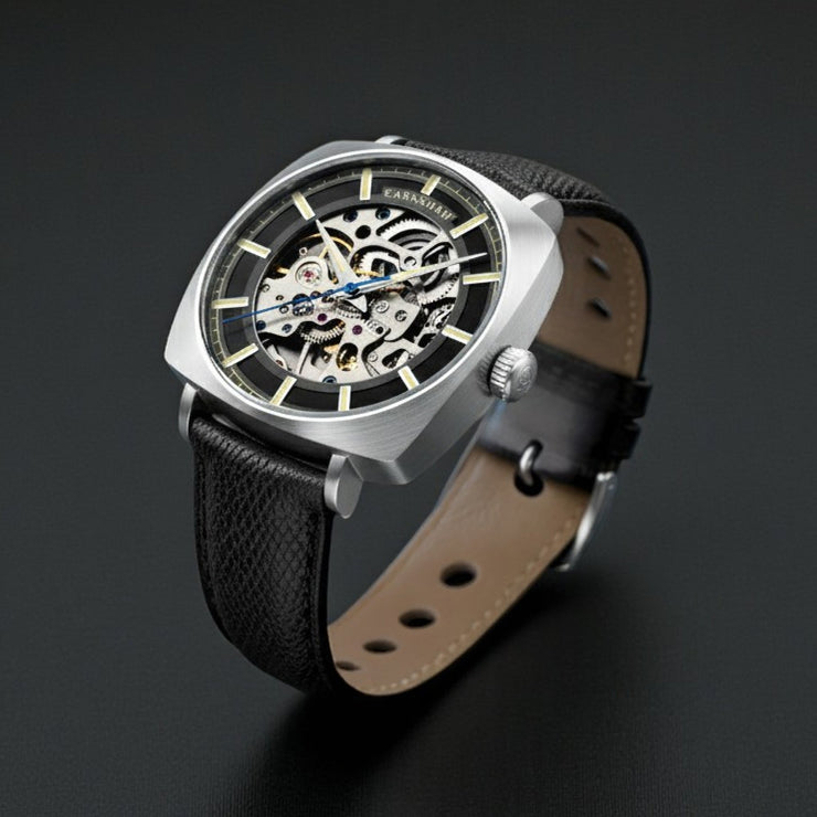 Thomas Earnshaw City Of London Moorgate Skeleton Automatic Raven Shadow