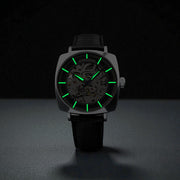 Thomas Earnshaw City Of London Moorgate Skeleton Automatic Raven Shadow