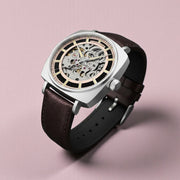 Thomas Earnshaw City Of London Moorgate Skeleton Automatic Autumn Ember