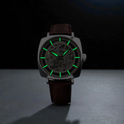 Thomas Earnshaw City Of London Moorgate Skeleton Automatic Autumn Ember