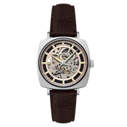 Thomas Earnshaw City Of London Moorgate Skeleton Automatic Autumn Ember
