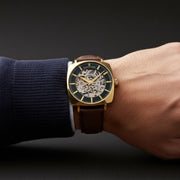 Thomas Earnshaw City Of London Moorgate Skeleton Automatic Rustic Shine