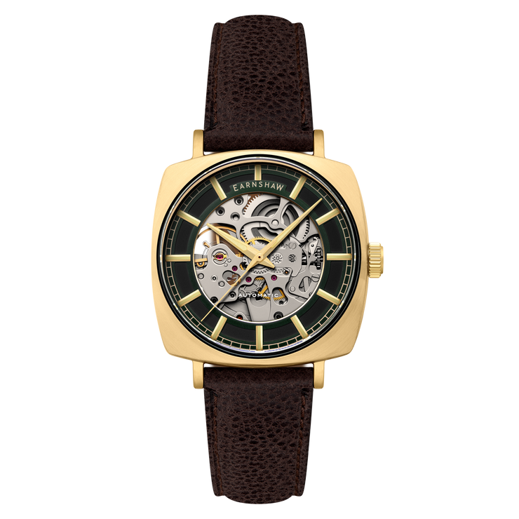 Thomas Earnshaw City Of London Moorgate Skeleton Automatic Rustic Shine