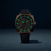 Thomas Earnshaw City Of London Moorgate Skeleton Automatic Satin Bronze