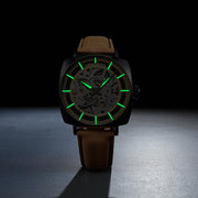 Thomas Earnshaw City Of London Moorgate Skeleton Automatic Charcoal Bridge