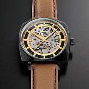 Thomas Earnshaw City Of London Moorgate Skeleton Automatic Charcoal Bridge