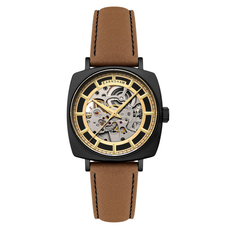 Thomas Earnshaw City Of London Moorgate Skeleton Automatic Charcoal Bridge