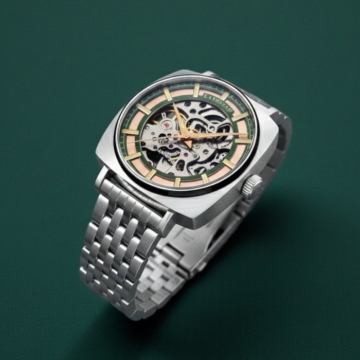 Thomas Earnshaw City Of London Moorgate Skeleton Automatic Bronze Spark