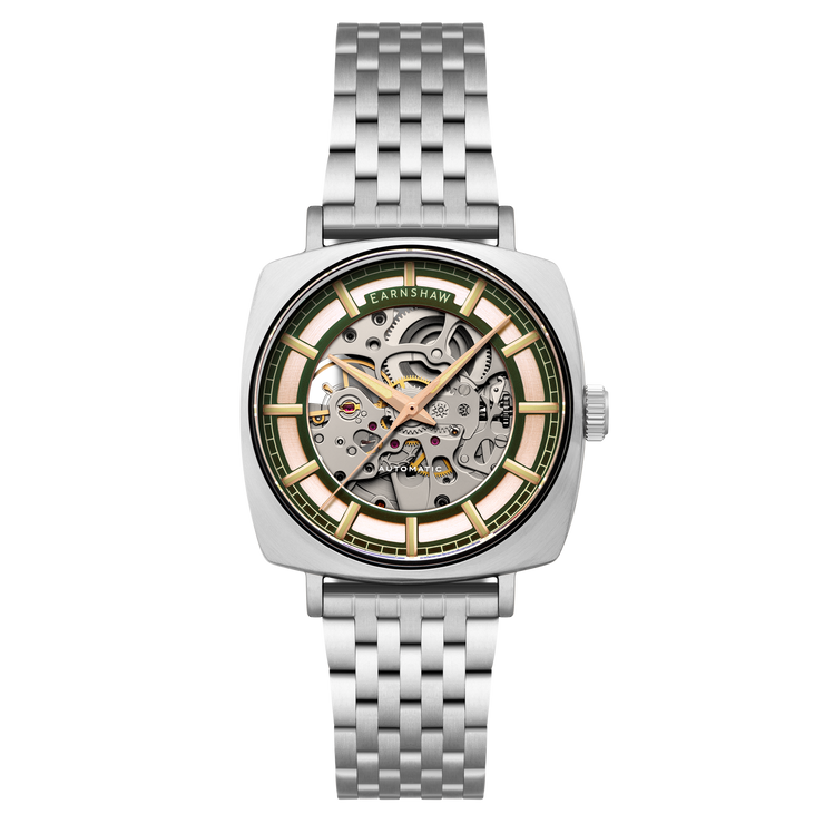 Thomas Earnshaw City Of London Moorgate Skeleton Automatic Bronze Spark