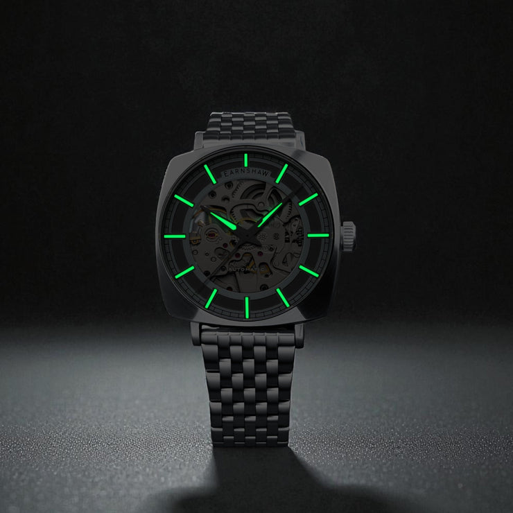 Thomas Earnshaw City Of London Moorgate Skeleton Automatic Lunar Silver