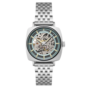 Thomas Earnshaw City Of London Moorgate Skeleton Automatic Lunar Silver