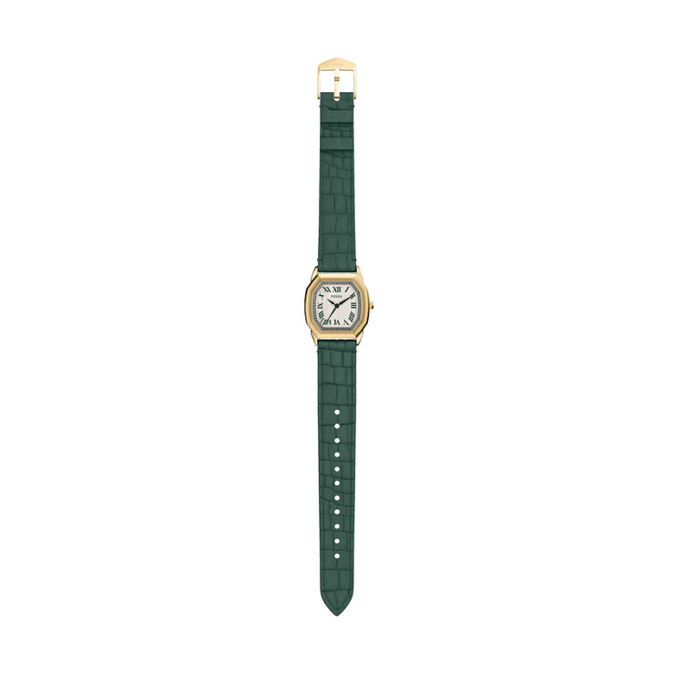 Fossil Harlow Emerald Gold