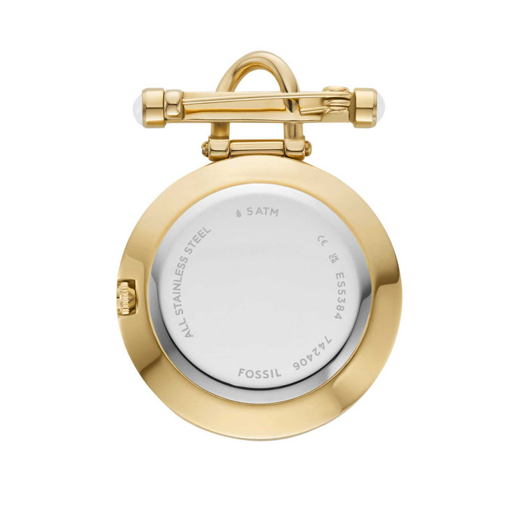 Fossil Scarlette Three-Hand Brooch Gold SS