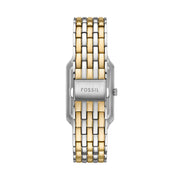 Fossil Raquel Day Night Mother of Pearl Silver Gold SS