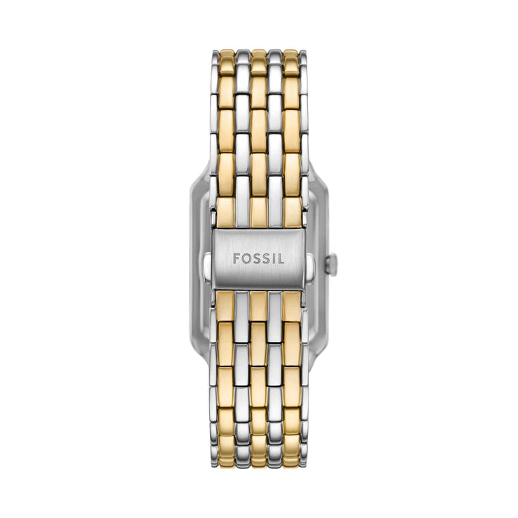 Fossil Raquel Day Night Mother of Pearl Silver Gold SS
