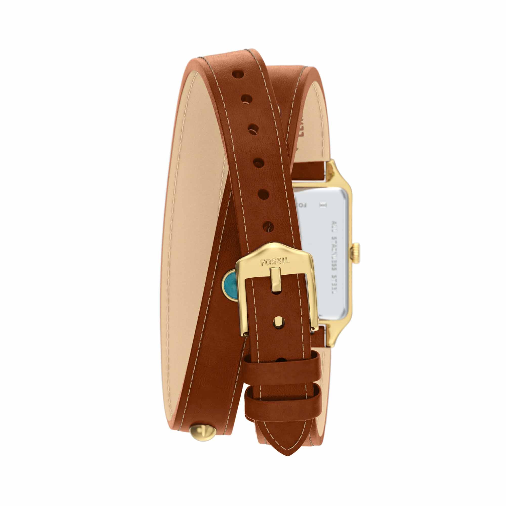 New Fossil Double Wrap ES3964SET Jam Tangan Fossil Georgia ES3964SET Double Wrap Women White  main image 2