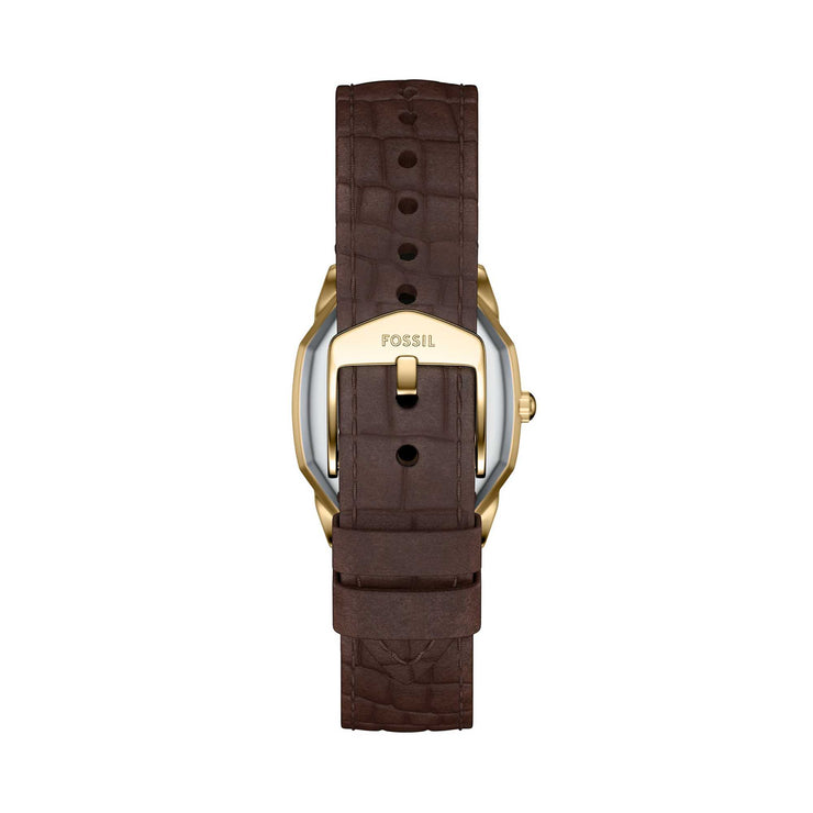 Fossil Harlow Brown Gold