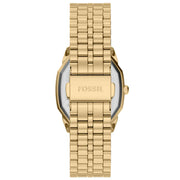 Fossil Harlow Three-Hand Green Gold SS