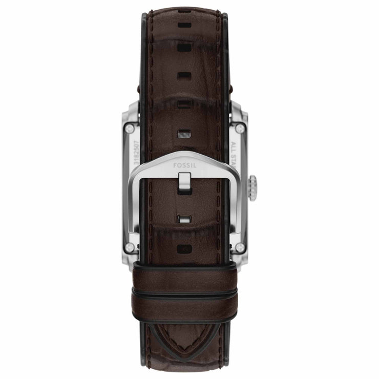 Fossil Carraway Automatic Brown Silver