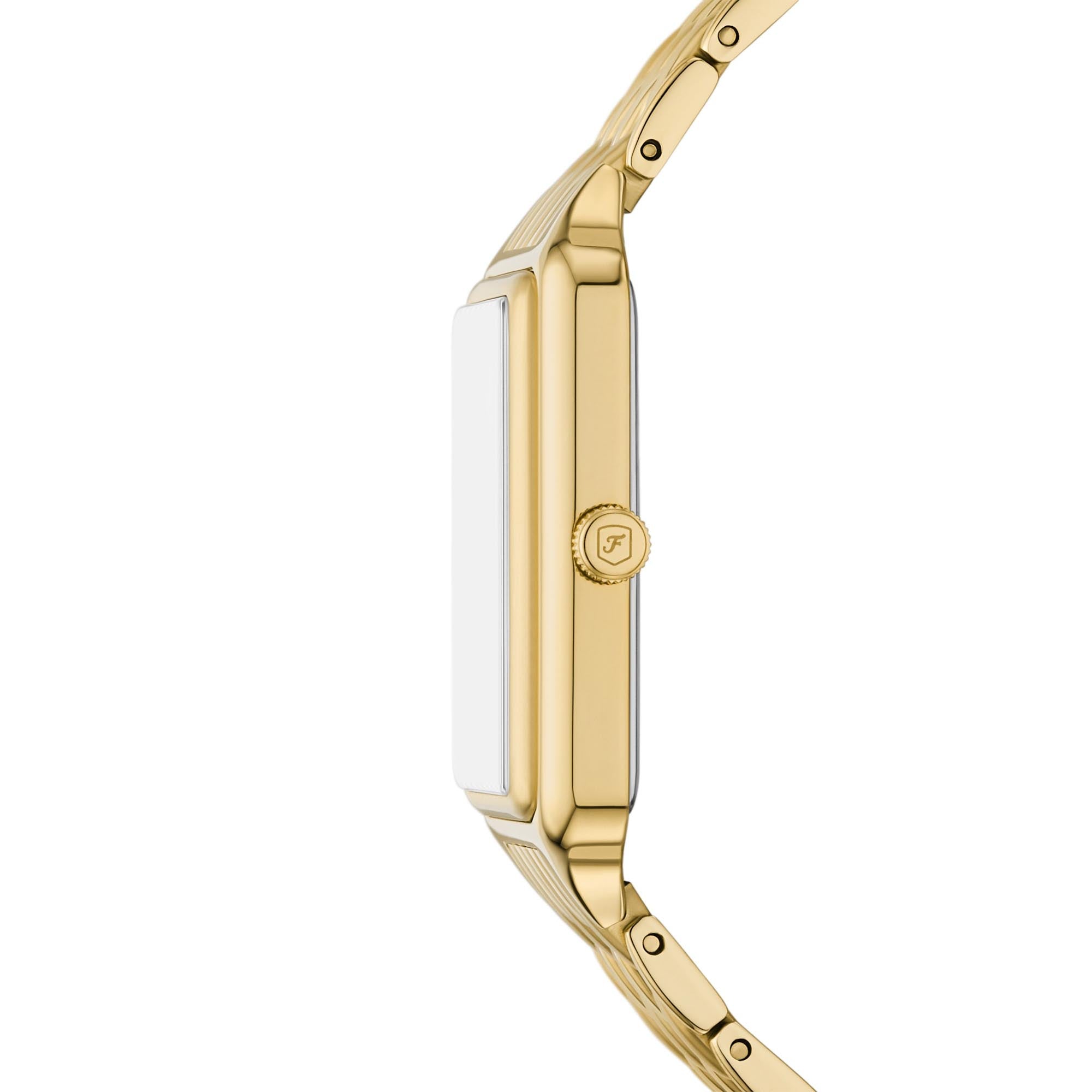 Fossil Raquel Day Night Mother of Pearl Gold SS | Watches.com