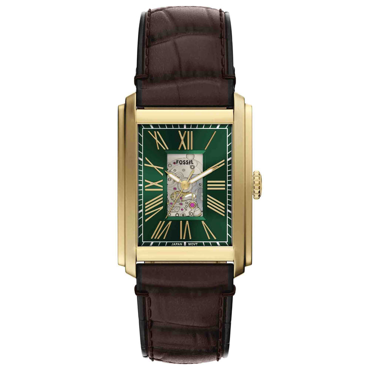 Fossil Carraway Automatic Brown Green