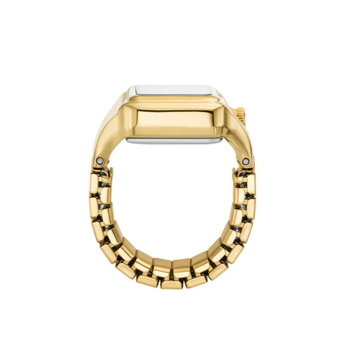 Fossil Raquel Watch Ring Gold SS angled shot picture