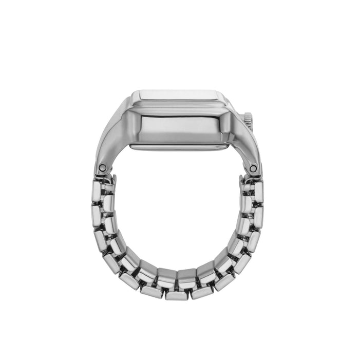 Fossil Raquel Watch Ring Silver SS angled shot picture
