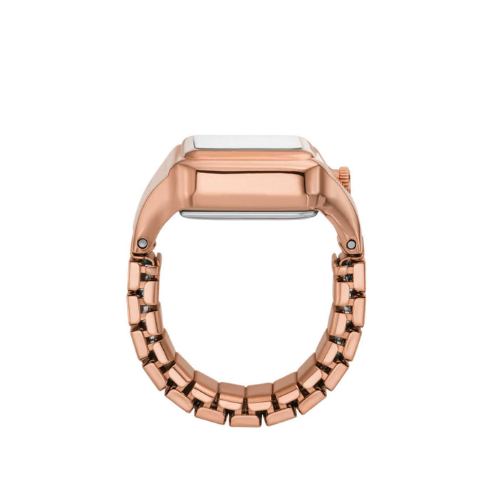 Fossil Raquel Watch Ring Rose Gold SS angled shot picture