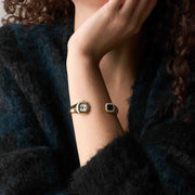 Fossil Harlow Two-Hand Bangle Gold SS