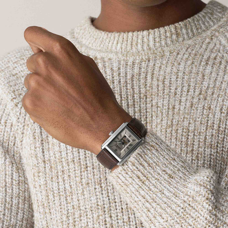 Fossil Carraway Automatic Brown Silver