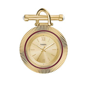 Fossil Scarlette Three-Hand Brooch Gold SS