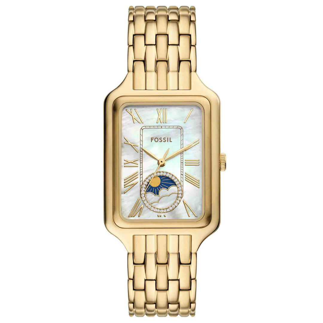 Fossil Raquel Day Night Mother of Pearl Gold SS | Watches.com display picture 1