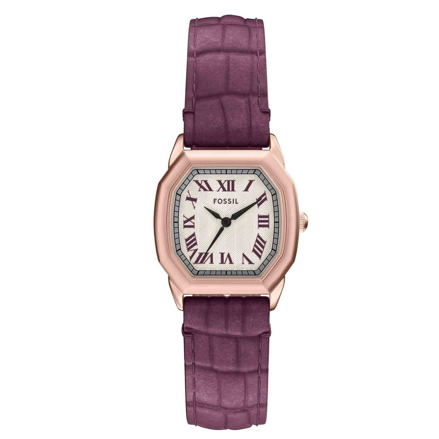 Fossil Harlow Red Wine Gold | Watches.com