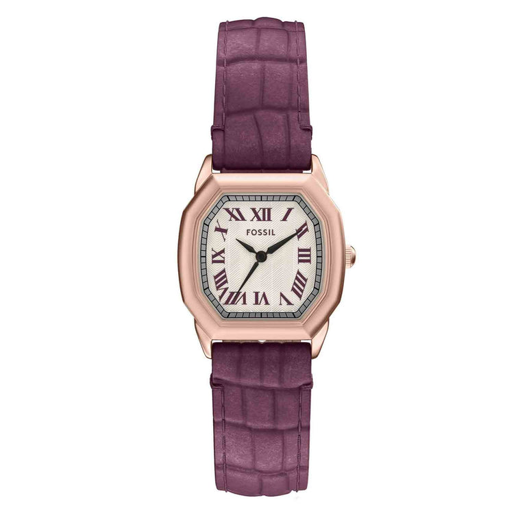 Fossil Harlow Red Wine Gold