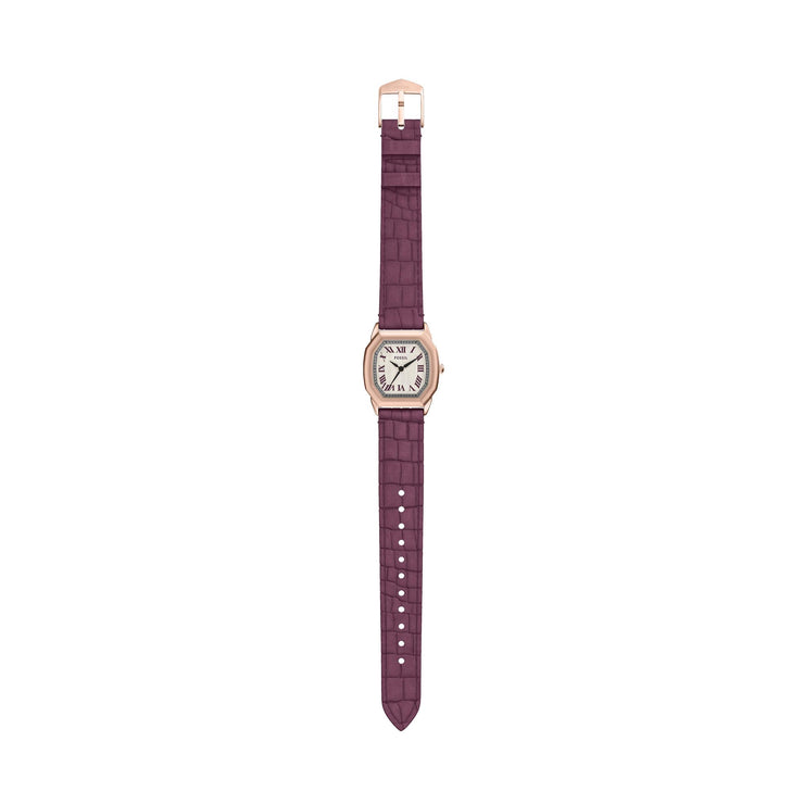 Fossil Harlow Red Wine Gold