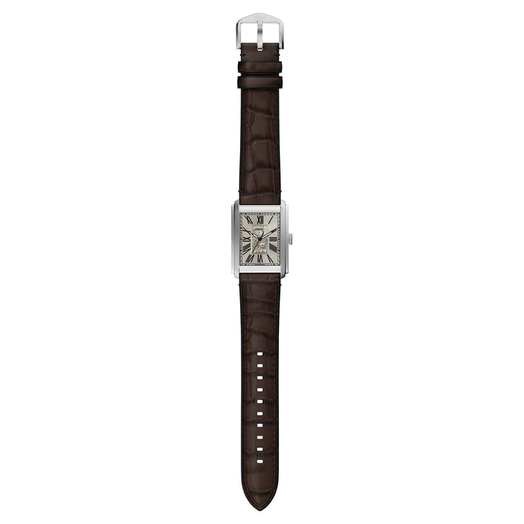 Fossil Carraway Automatic Brown Silver