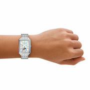 Fossil Raquel Day Night Mother of Pearl Silver SS