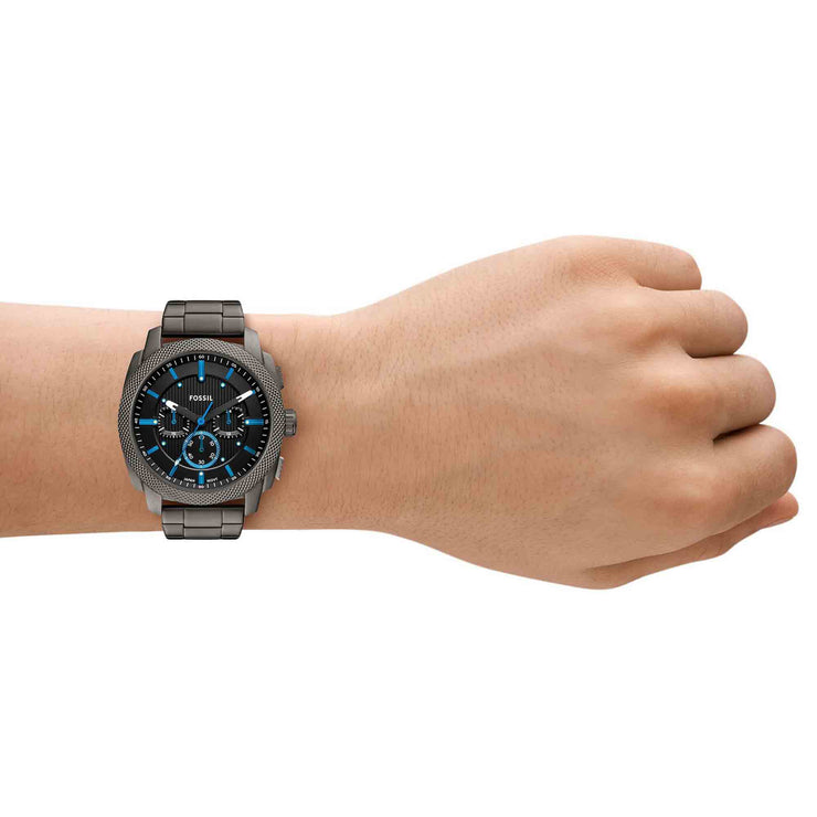 Fossil Machine Chronograph Gunmetal SS