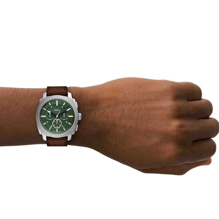 Fossil Machine Chronograph Brown Green