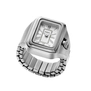 Fossil Raquel Watch Ring Silver SS