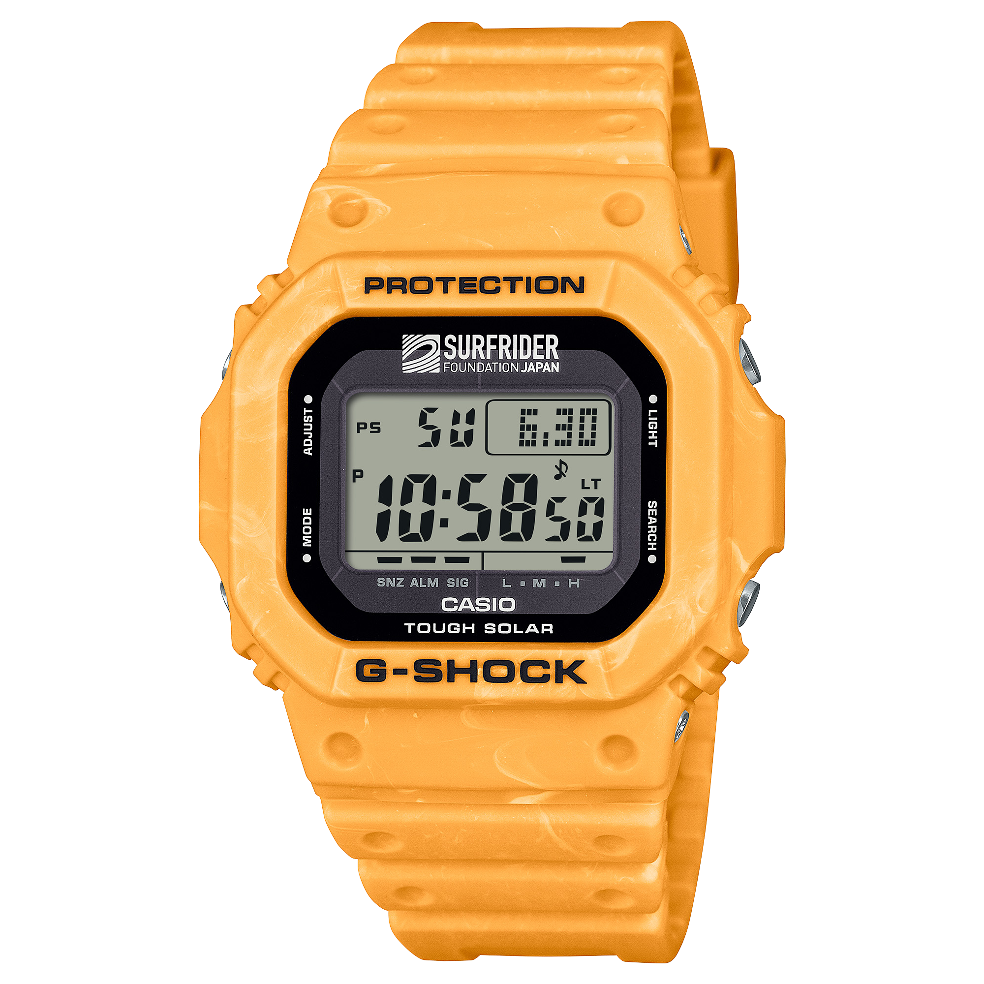 G-Shock G5600 J Surf Foundation Digital Yellow | Watches.com