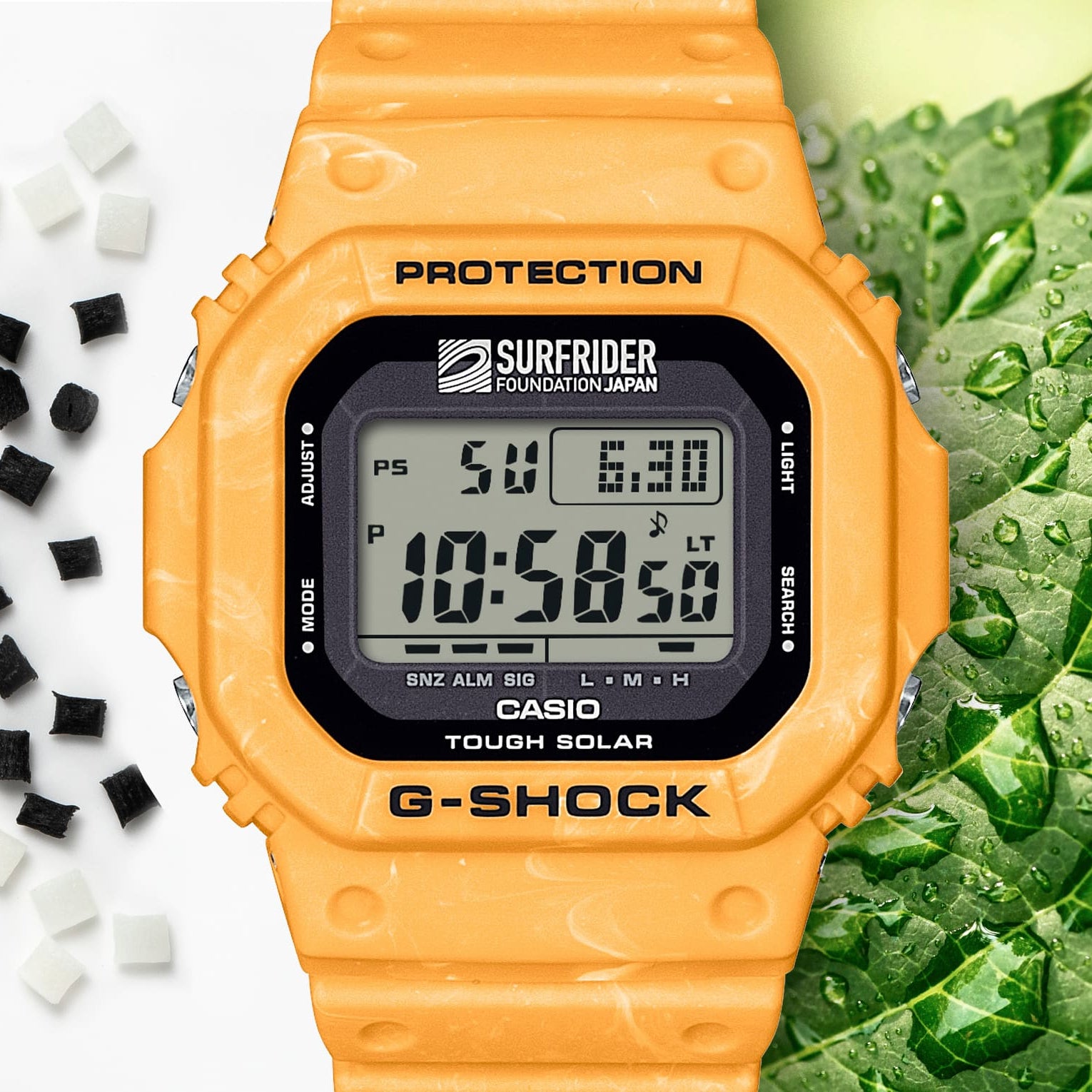 G-Shock G5600 J Surf Foundation Digital Yellow | Watches.com