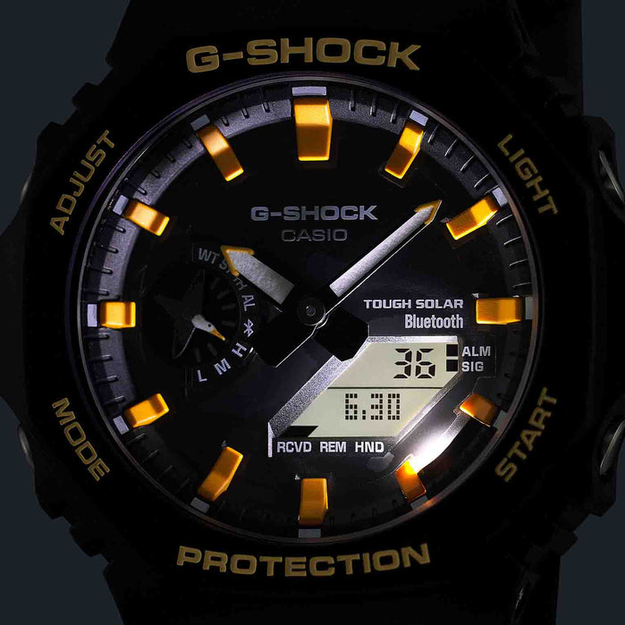 G-Shock GAB2100 x Charles Darwin Foundation Ana-Digi Orange angled shot picture