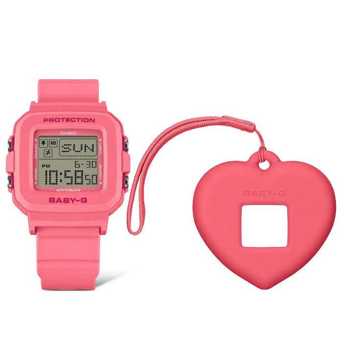 G-Shock BGD10KH Baby-G Heart Pop Pink angled shot picture