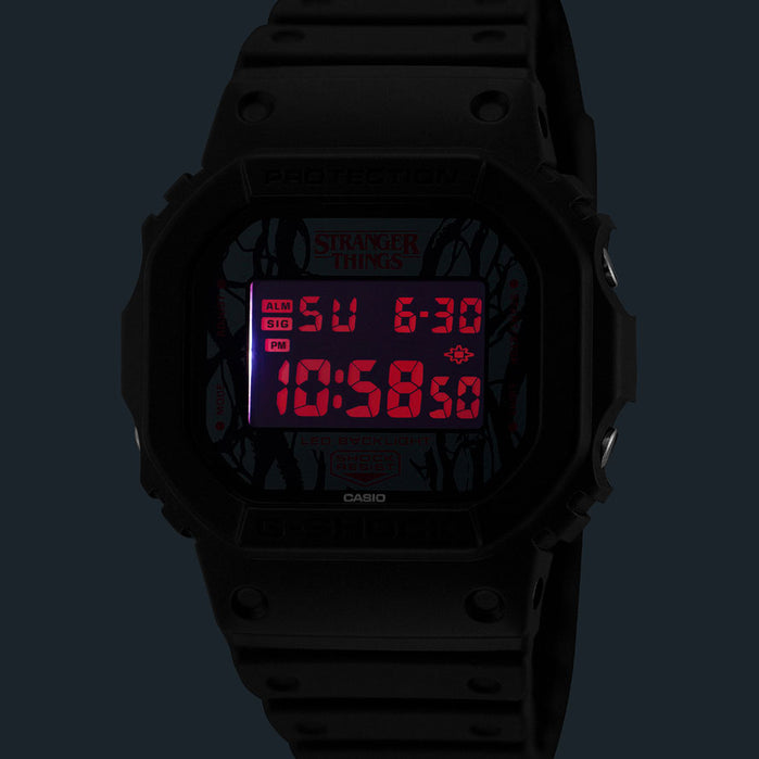 G-Shock DW5600 x Stranger Things angled shot picture