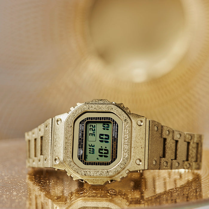 G-Shock GMWB5000 40th Anniversary Project Team Tough Gold Limited Edition angled shot picture