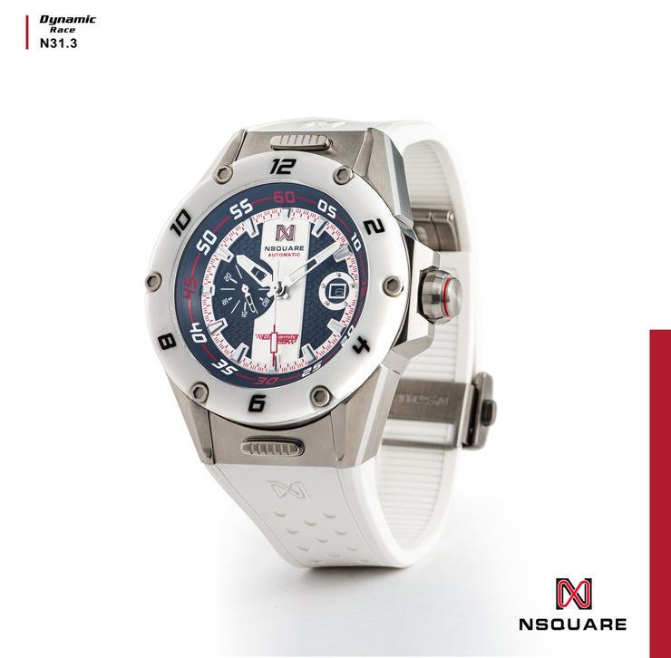 Nsquare Dynamic Race Automatic 46mm Ceramic White
