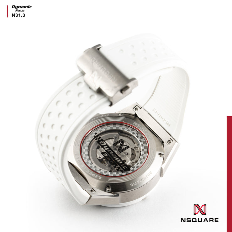 Nsquare Dynamic Race Automatic 46mm Ceramic White